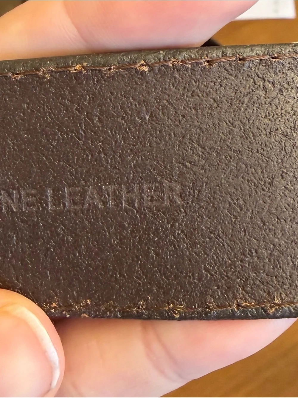 Brown Genuine Leather Belt